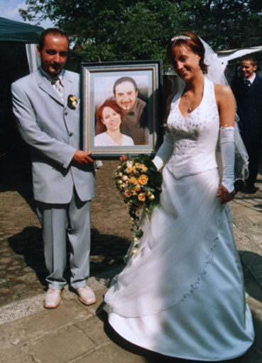 Porträt als Geschenk zum Hochzeit